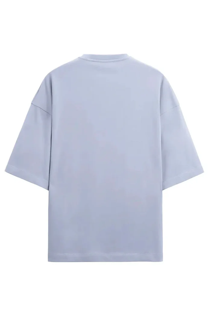 Terry Oversized T-Shirt – Lavender 280 GSM - Image 3
