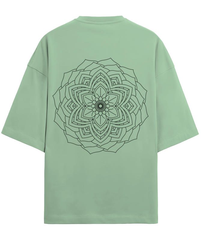 Mandala Graphic Oversized T-Shirt