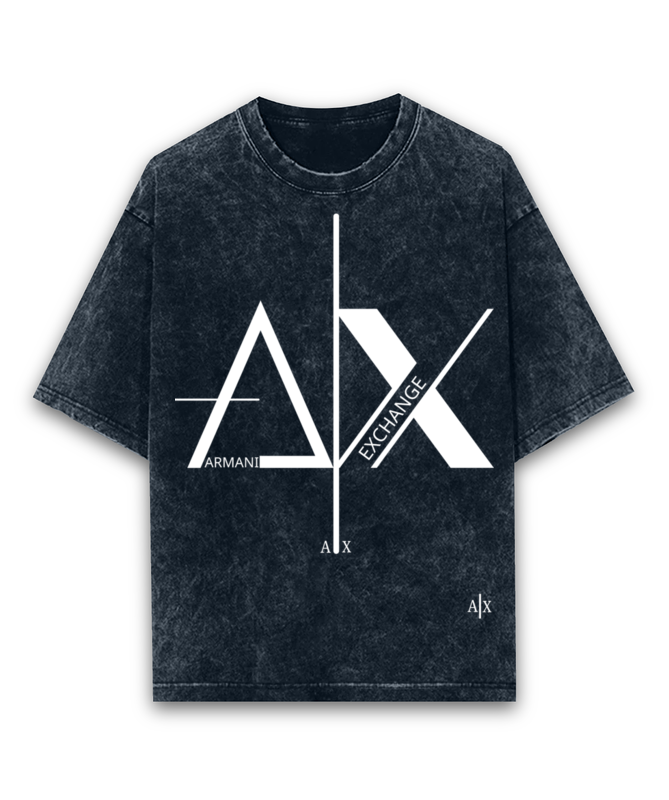 Acid Wash AX Oversized T-Shirt